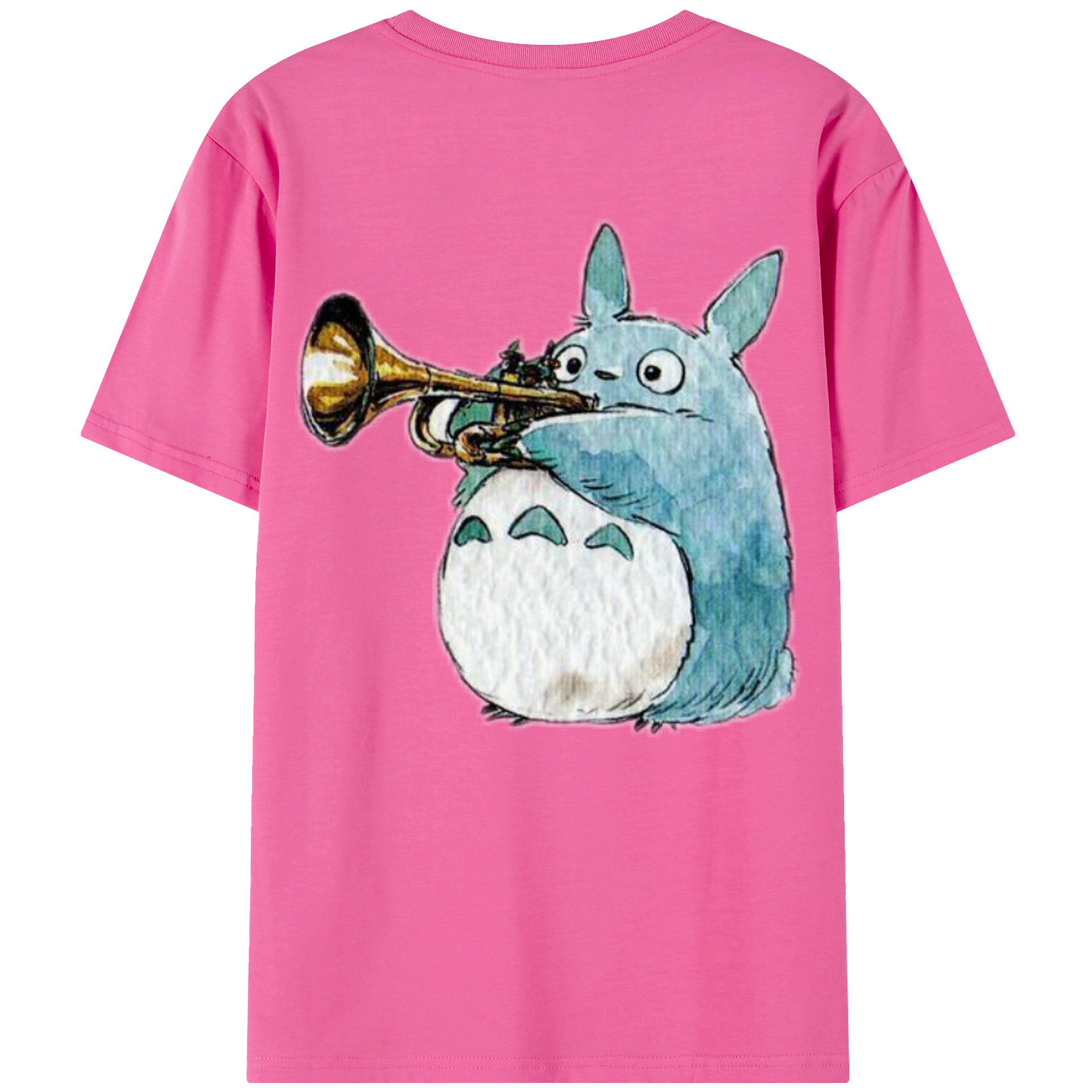 （画像用） となりのトトロ 草壁メイ 草壁サツキ My Neighbor Totoro Satsuki Kusakabe Mei Kusakabe レディース半袖Tシャツ(バックプリント)